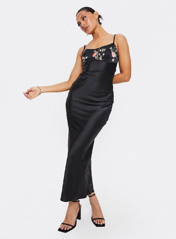 Larver Maxi Dress Black