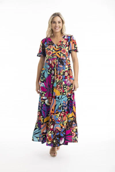 Orientique Rayon Maxi Dress