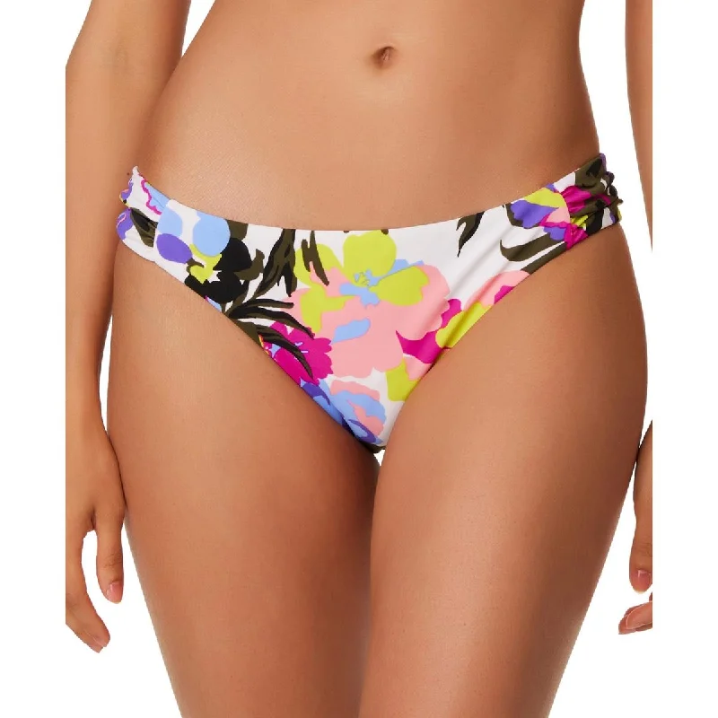 Bar III Womens Floral Lined Swim Bottom Separates Classic Monokini Design