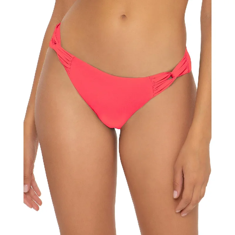 Becca by Rebecca Virtue Womens Nyla Twist Side Twist Side Swim Bottom Separates Sporty Swimsuit Style Becca by Rebecca Virtue Womens Nyla Twist Side Twist Side Swim Bottom Separates Sporty Swimsuit Style