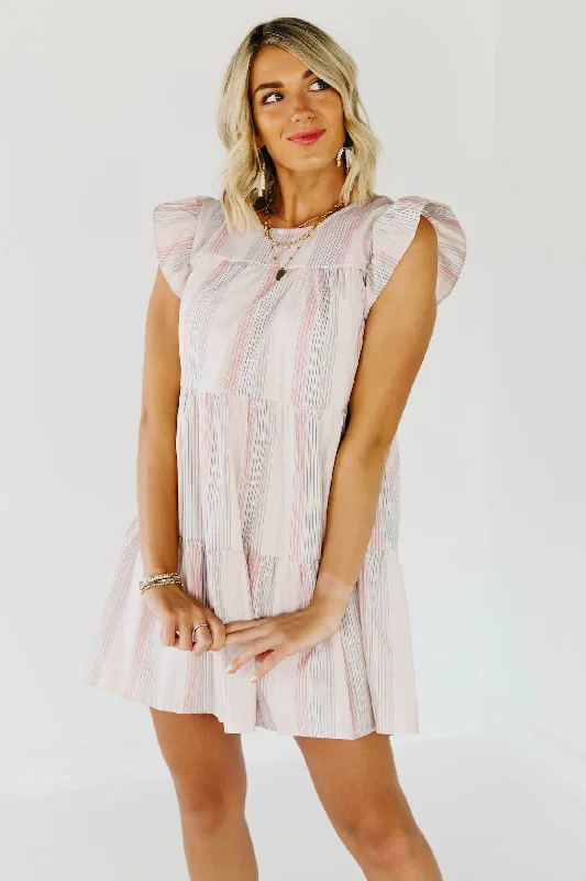 The Dash Tiered Mini Dress Comfortable Boho Mini Dress