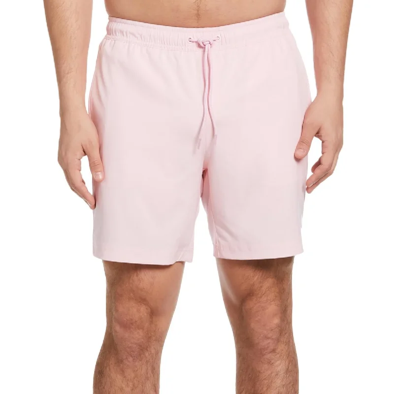 Cubavera Mens Solid  Swim Trunks V-Neck Swim Dress