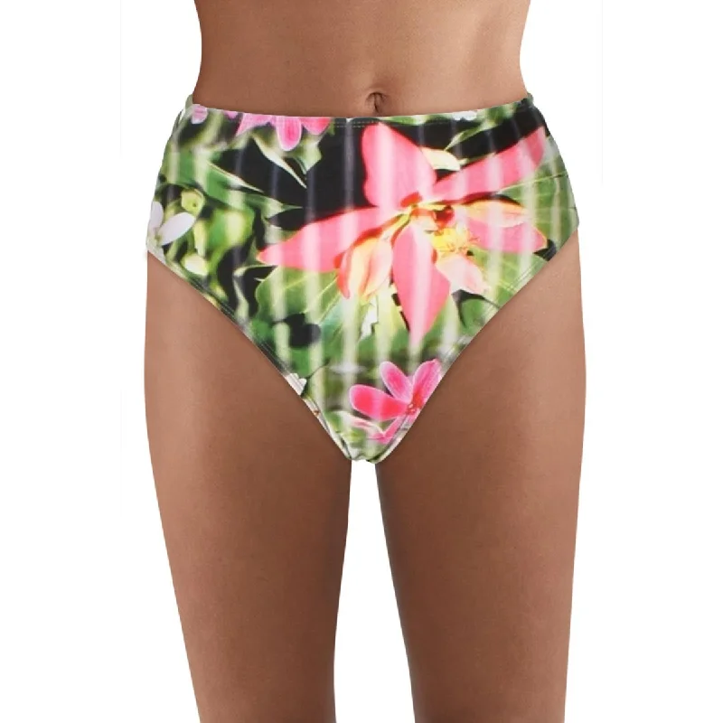 Cyn & Luca Womens Bora Bora Floral Cut-Out Swim Bottom Separates Swim Dress with Belt Cyn & Luca Womens Bora Bora Floral Cut-Out Swim Bottom Separates Swim Dress with Belt