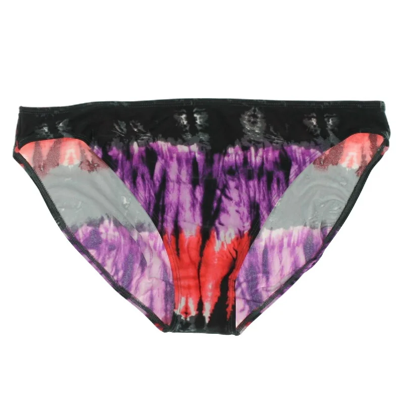 Island Escape Womens Tie-Dye Low Rise Bikini Swim Bottom Chic Beach Cover-Up