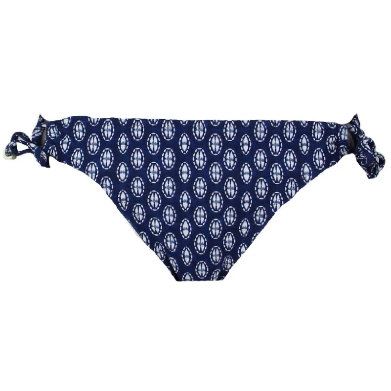 Jessica Simpson Womens Printed Side Tie Swim Bottom Separates Sporty Racerback Swimsuit