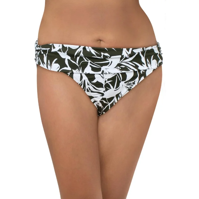 Lauren Ralph Lauren Womens Floral Print Nylon Swim Bottom Separates Swim Dress with Belt Lauren Ralph Lauren Womens Floral Print Nylon Swim Bottom Separates Swim Dress with Belt
