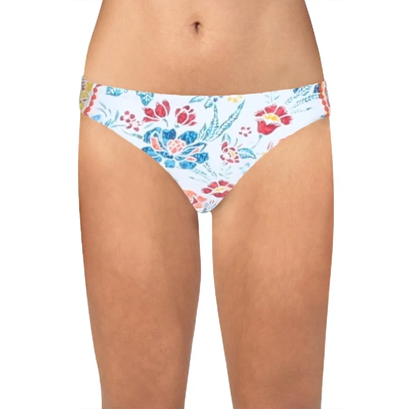 Lucky Brand Womens Floral Hipster Swim Bottom Separates Reversible Bikini Set