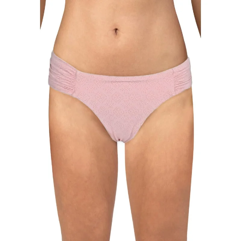 Lucky Brand Womens Printed Bikini Swim Bottom Separates Retro Swimwear Style