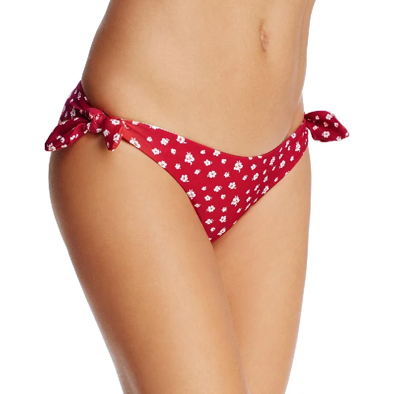 Minkpink Womens Floral Hipster Swim Bottom Separates Lace Back Bikini