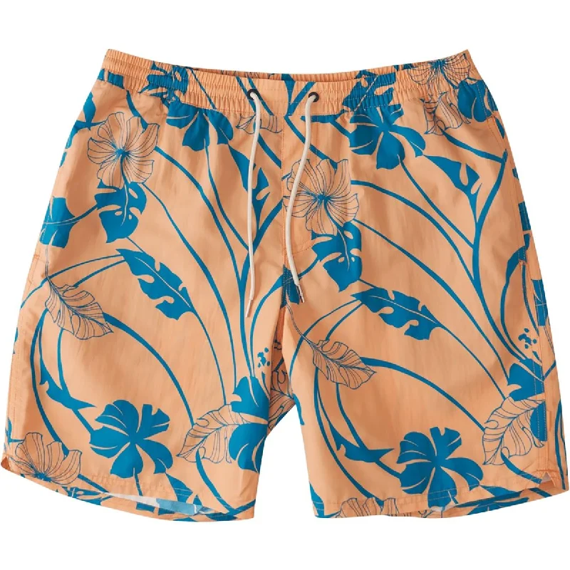 Quiksilver Mens Printed Boardshorts Swim Trunks Sporty Swimsuit Style