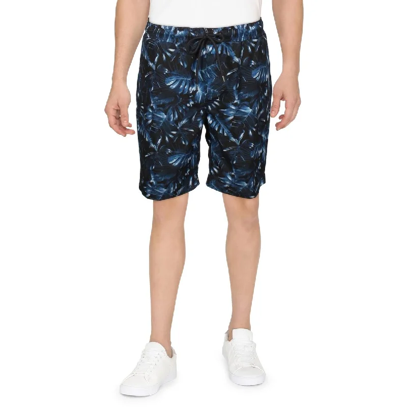Society of Threads Mens Printed Board Shorts Swim Trunks Lace-Detail Bikini Set