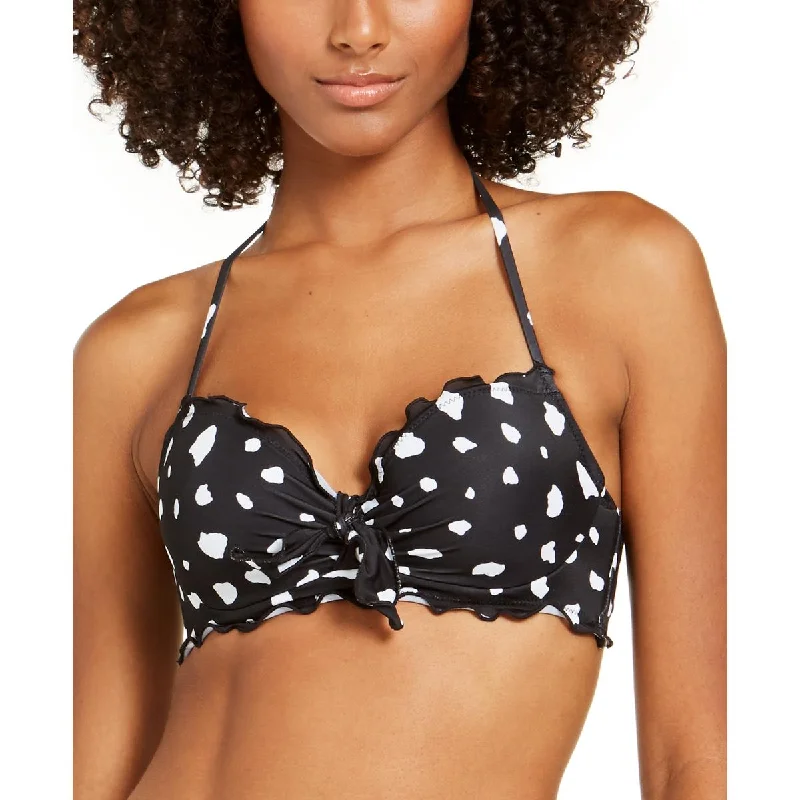 Sundazed Womens Ava Printed Halter Swim Top Separates Floral Swimwear Set