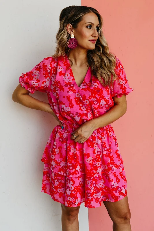 The Sterling Surplice Ruffle Mini Dress - FINAL SALE Fashionable Off-Shoulder Mini Dress The Sterling Surplice Ruffle Mini Dress - FINAL SALE Fashionable Off-Shoulder Mini Dress