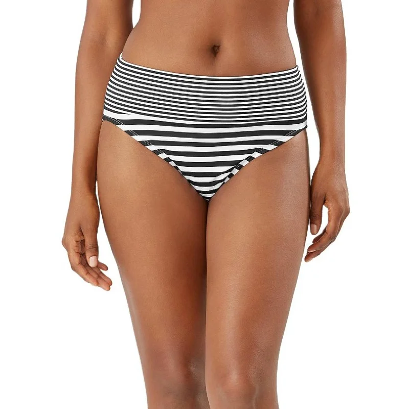 Tommy Bahama Womens High Waist Striped Swim Bottom Separates Sexy Two-Piece Set