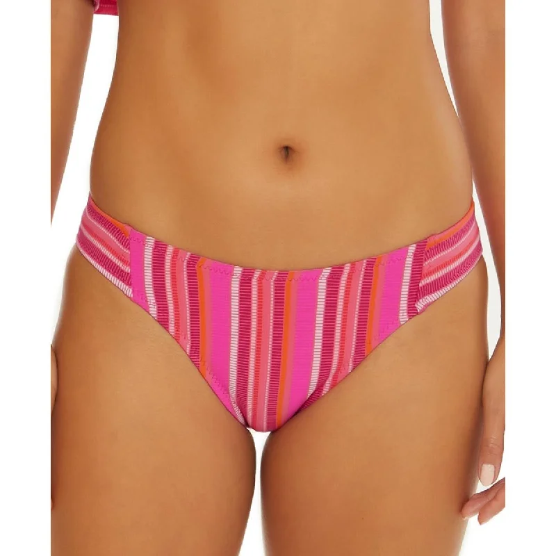 Trina Turk Womens Marai Striped Hipster Swim Bottom Separates Modern High-Waisted Swimsuit Trina Turk Womens Marai Striped Hipster Swim Bottom Separates Modern High-Waisted Swimsuit