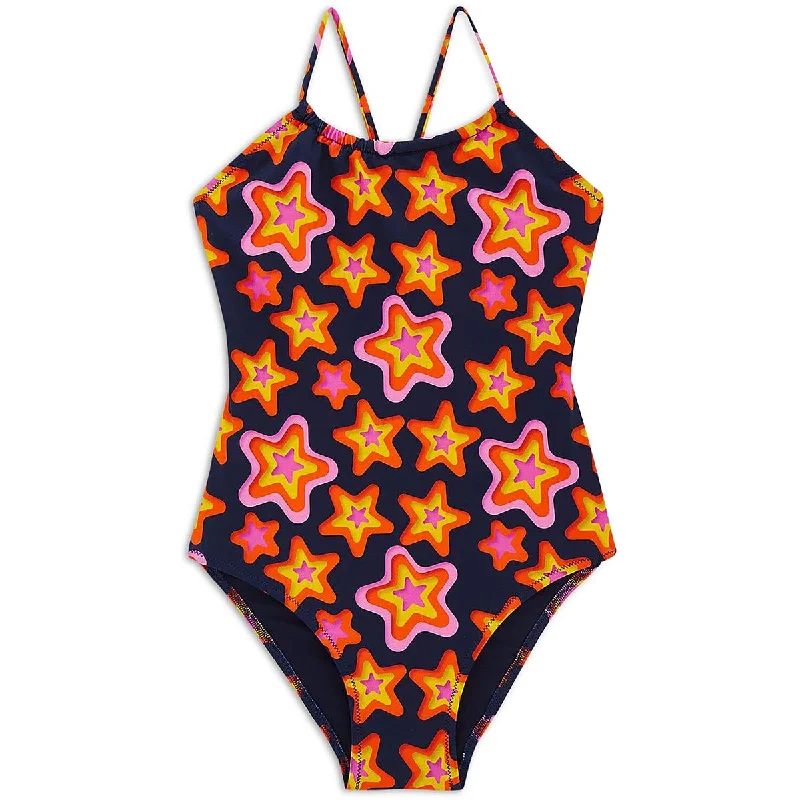 Vilebrequin Infant Star Print One-Piece Swimsuit Floral Swimwear Set