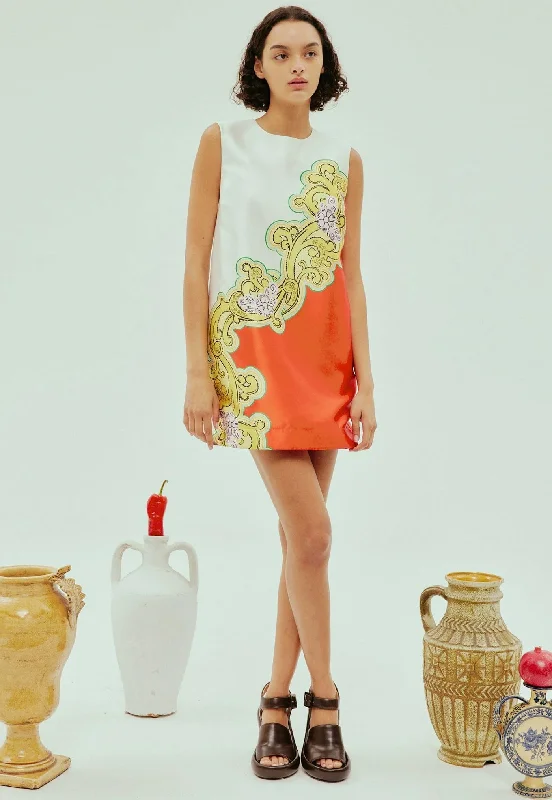 Sierra Mini Dress - Multi Fashionable Polka Dot Mini Dress