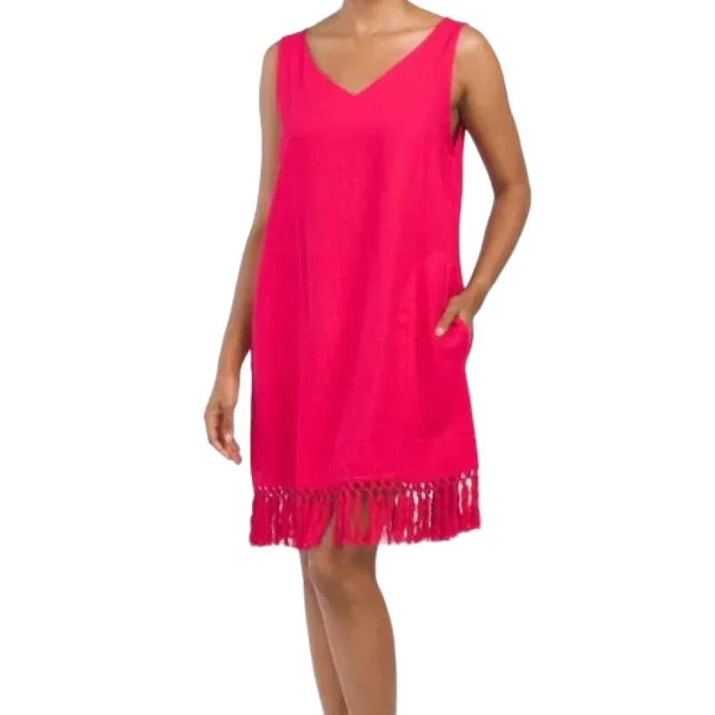 FORCYNTHIA Women's Linen Blend Sleeveless V-neck Fringe Hem Mini Dress Cozy Long Sleeve Mini Dress FORCYNTHIA Women's Linen Blend Sleeveless V-neck Fringe Hem Mini Dress Cozy Long Sleeve Mini Dress
