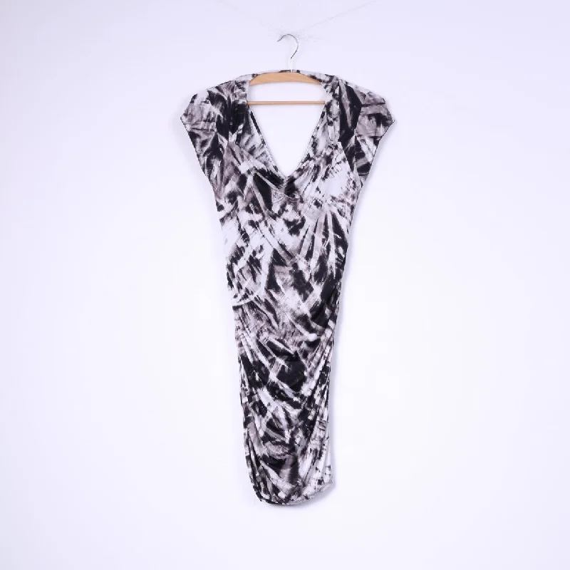 Guees Los Angeles Women S Mini Dress Black White Bodycon Vintage Sexi Comfortable Wrap Mini Dress Guees Los Angeles Women S Mini Dress Black White Bodycon Vintage Sexi Comfortable Wrap Mini Dress