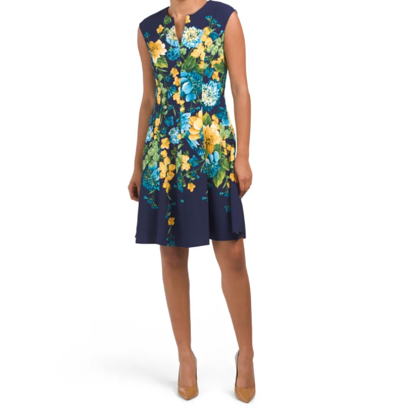 London Times Women's Floral Print Split Neck Fit & Flare Mini Dress Elegant Sequin Mini Dress London Times Women's Floral Print Split Neck Fit & Flare Mini Dress Elegant Sequin Mini Dress