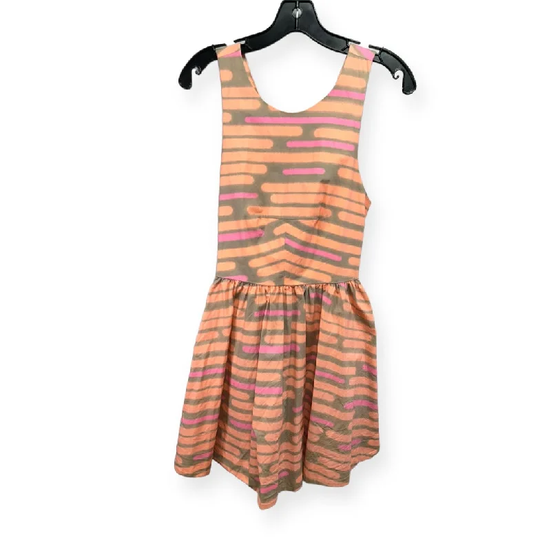 Crossback Mini Dress Designer Kate Spade, Size 8 Chic Puff Sleeve Mini Dress