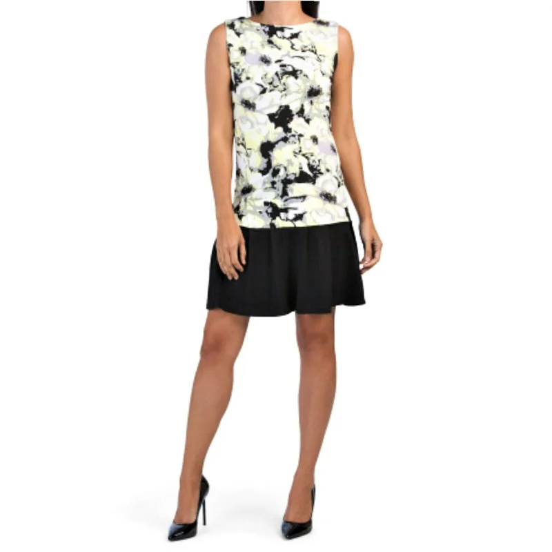 Beautiful VERTIGO Floral Printed Top Flounce Hem Cocktail Mini Dress Fashionable Lace Mini Dress Beautiful VERTIGO Floral Printed Top Flounce Hem Cocktail Mini Dress Fashionable Lace Mini Dress