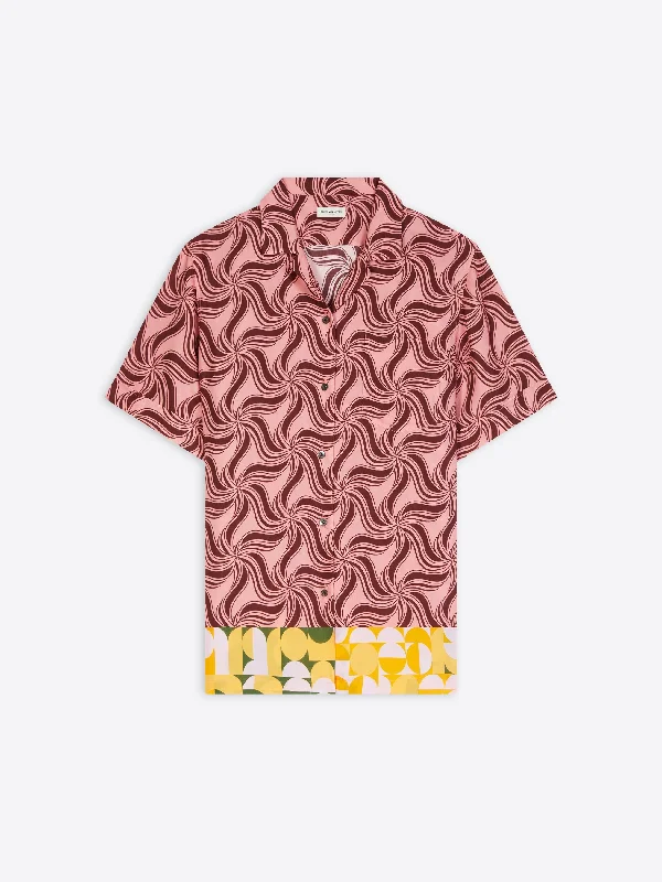 Short sleeve shirt Elegant High-Low Short Shirt