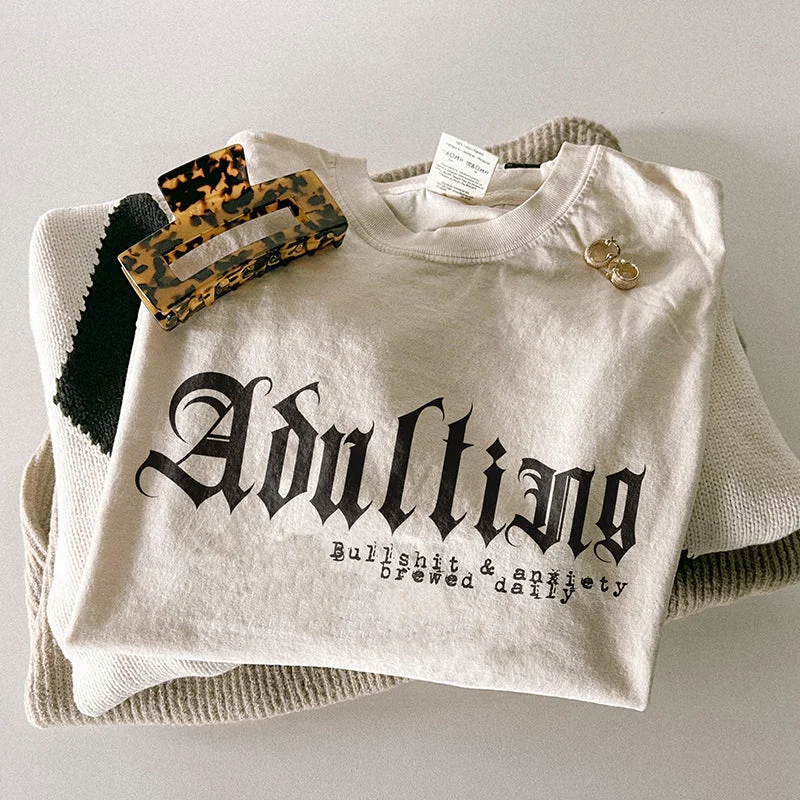 Adulting Heavyweight Tee