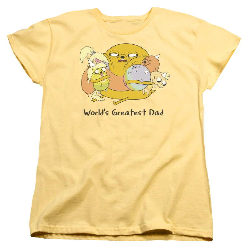 Adventure Time Worlds Greatest Dad - Women's T-Shirt