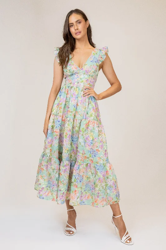 Alaia Maxi Dress Comfortable Flowy Maxi Dress