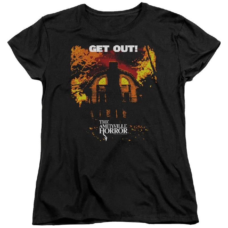 Amityville Horror Get Out - Women's T-Shirt