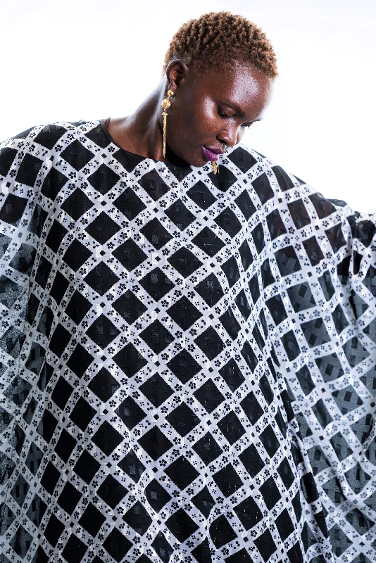 Christy kaftan maxi dress Chic Boho Print Maxi Dress