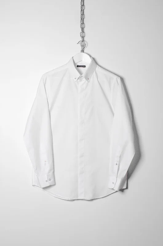 Classic White Shirt Modern Short Sleeve Top