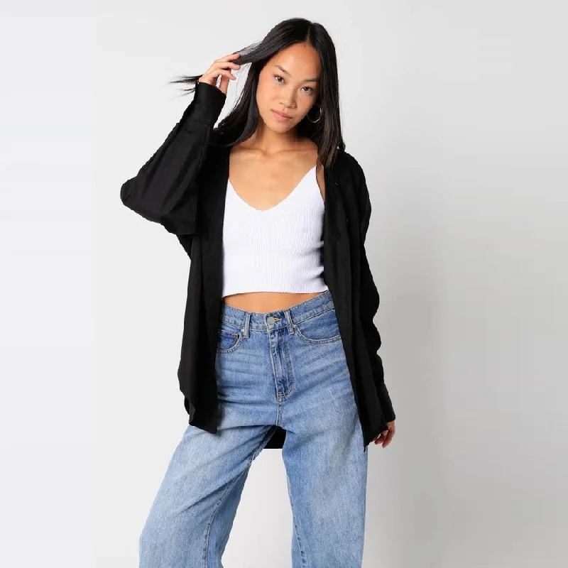 Poplin Shirt (Black) Fashionable Pleated Short Shirt