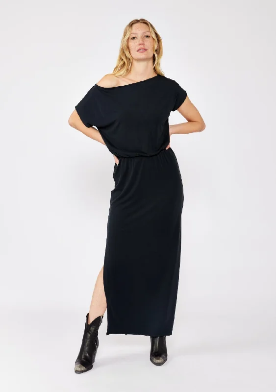 Dusk Haven Off Shoulder Maxi Dress Chic Summer Maxi Dress
