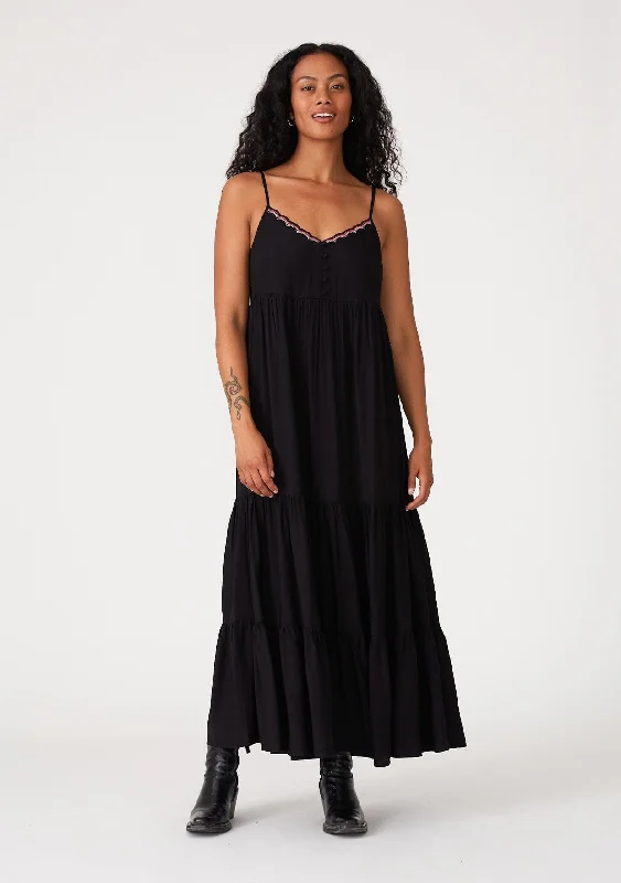 Flannery Maxi Dress Cozy Maxi Dress with Slit
