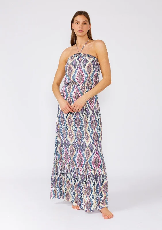 Great Escape Halter Maxi Dress Fashionable Chiffon Maxi Dress