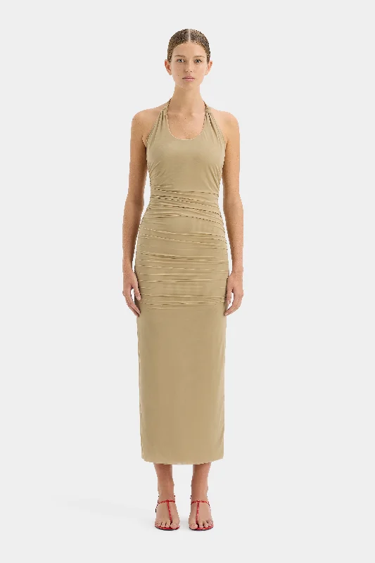 Jacques Knot Midi Dress Comfortable Casual Midi Dress