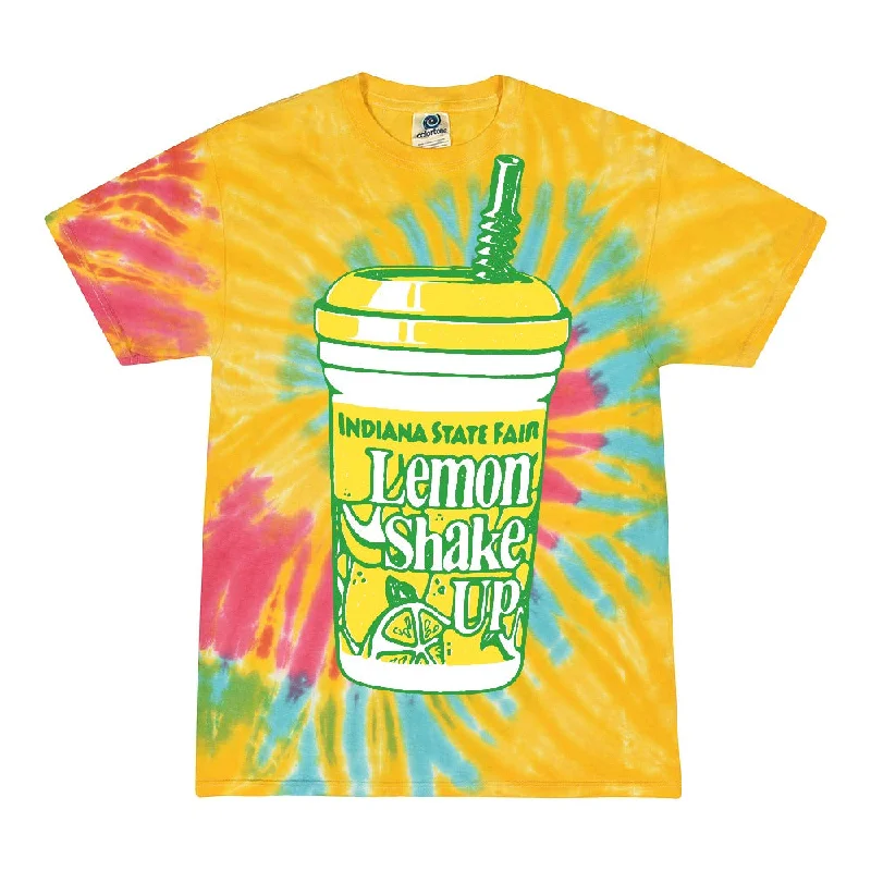 Lemon Shake Up Cup Tie Dye Tee