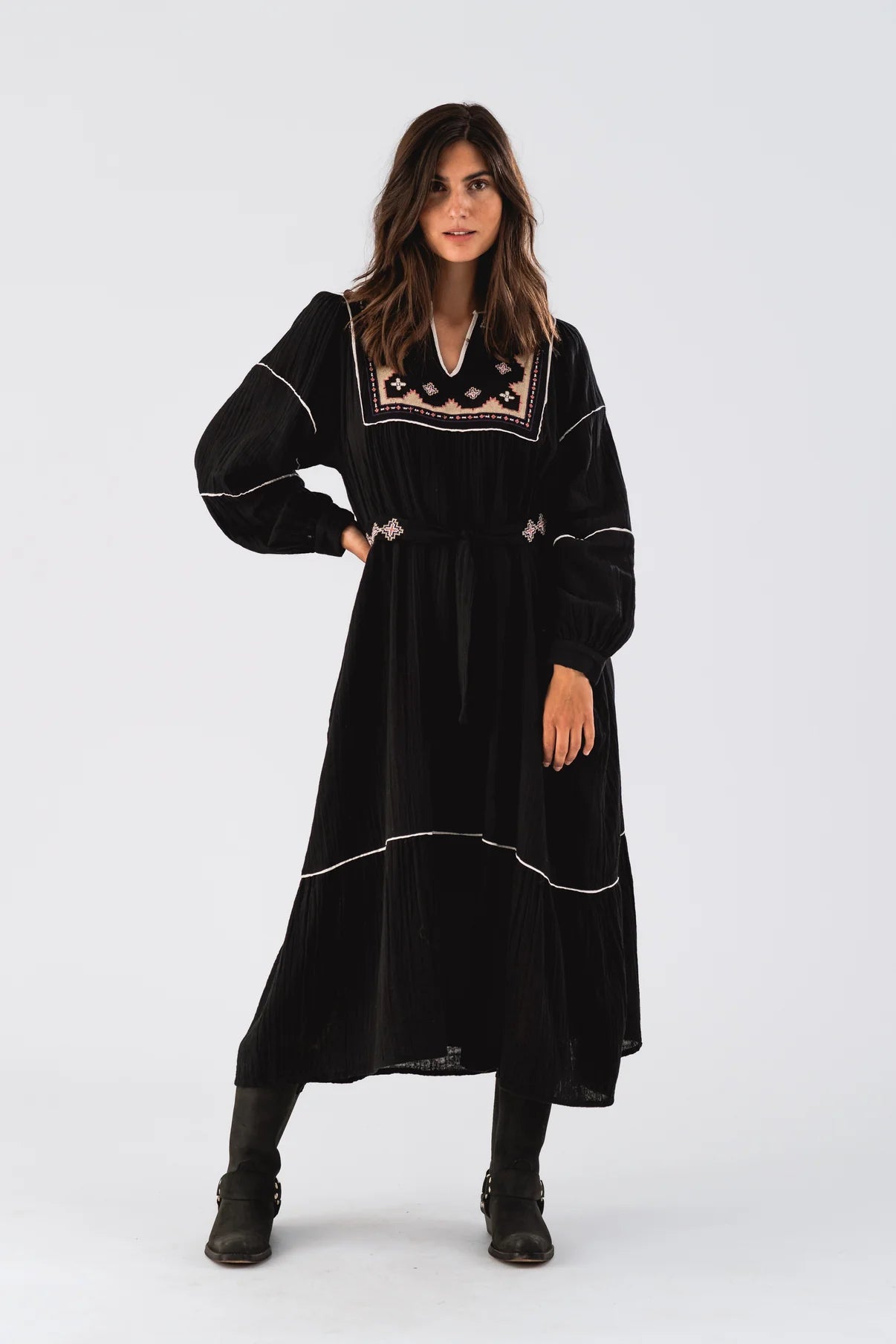 Lollys Laundry Latour Maxi Dress Stylish Boho Chic Maxi Dress