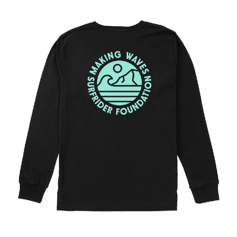 Making Waves Black Long Sleeve Tee