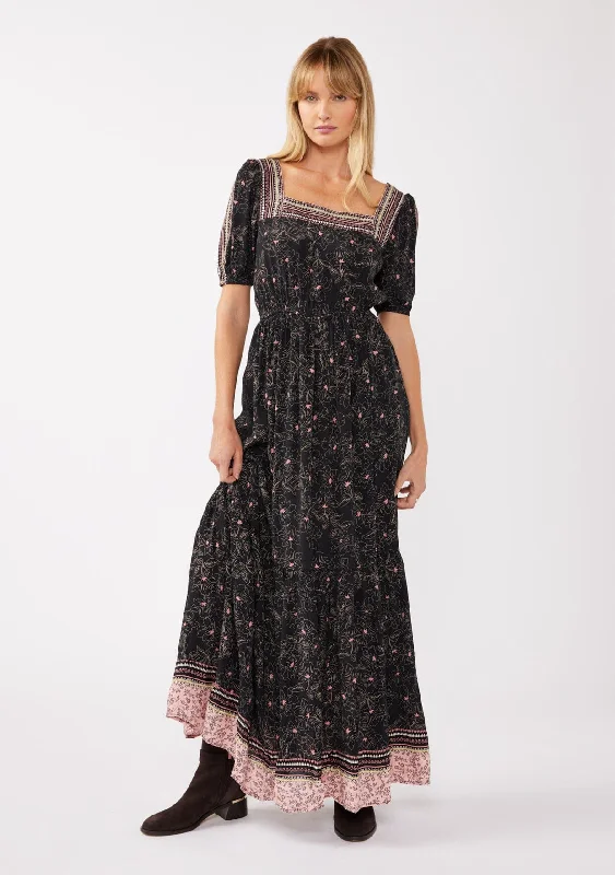 Never Say Never Maxi Dress Comfortable Satin Maxi Dress