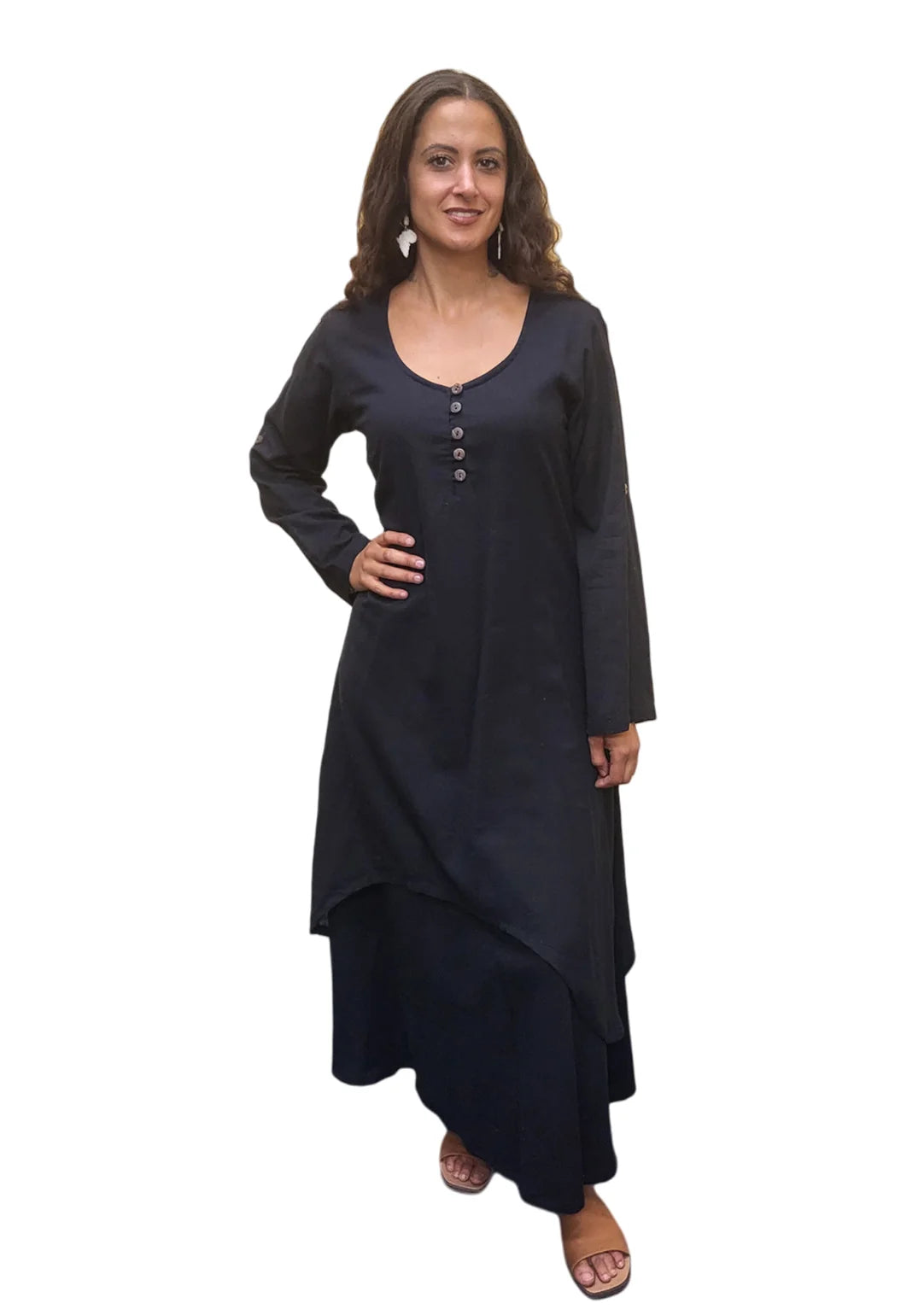 Olivia Maxi Dress Stylish Button-Up Maxi Dress