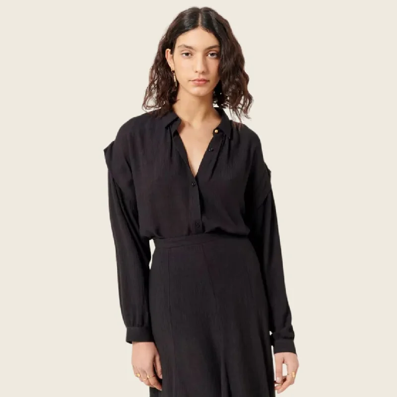 Pintanora Shirt (Phantom) Relaxed Cotton Short Shirt