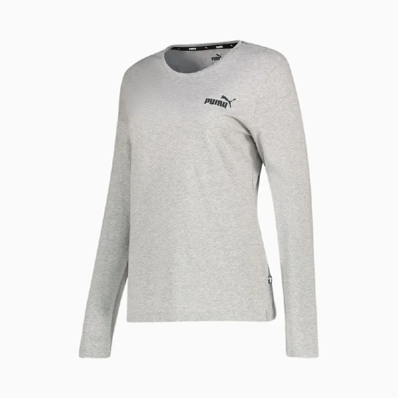 Puma Ess Longsleeve Tee  Grey