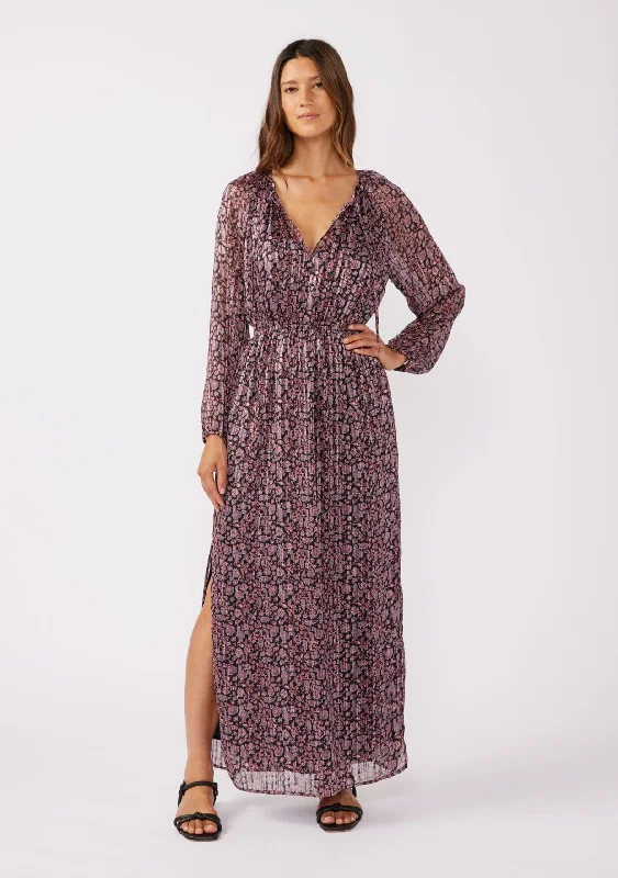 Shine On Me Maxi Dress Elegant Floral Maxi Dress