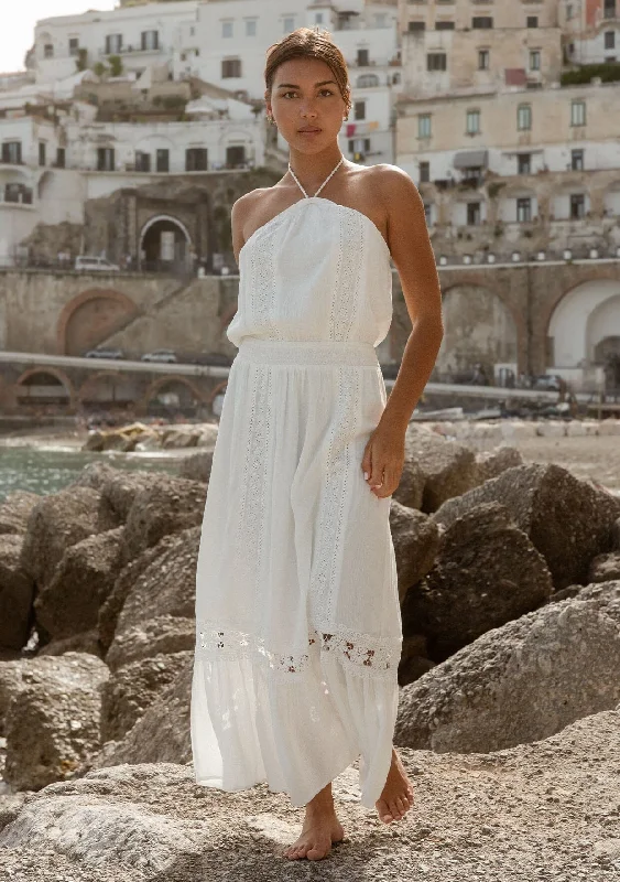 Soleil Maxi Dress Trendy Fit-and-Flare Maxi Dress