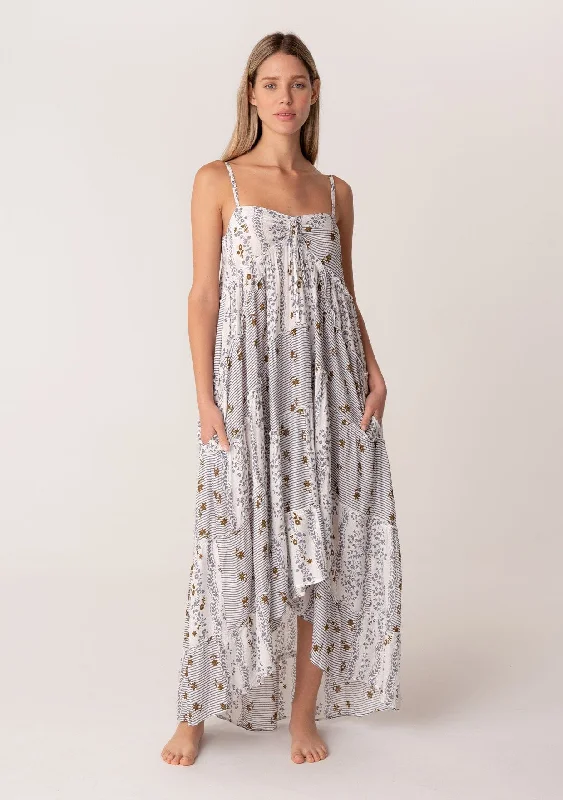 Spin For Me Floral Maxi Dress Casual Maxi Dress with Pockets