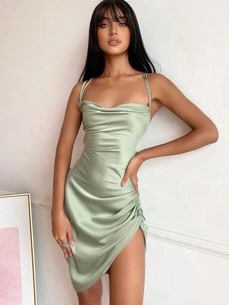 Strap Mini Lace Up Cross Backless Bodycon Sexy Elegant Club Midi Dresses Comfortable Deep V Midi Dress Strap Mini Lace Up Cross Backless Bodycon Sexy Elegant Club Midi Dresses Comfortable Deep V Midi Dress
