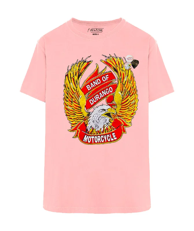 Tee shirt trucker skin "DURANGO" Trendy Floral Short Sleeve